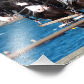 Beautiful Belgian Harness Working Horses Fotodruck (Ecke)