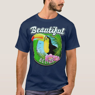 Beautiful Belize Retro Toucan T-Shirt