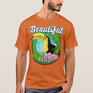 Beautiful Belize Retro Toucan T-Shirt