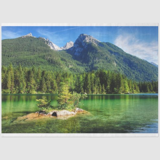 Beautiful Berchtesgaden National Park, Deutschland Seidenpapier (Vorderseite)