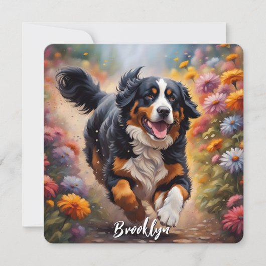 Beautiful Bernese Mountain Dog (Vorderseite)