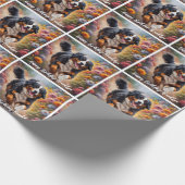 Beautiful Bernese Mountain Dog Geschenkpapier (Ecke)