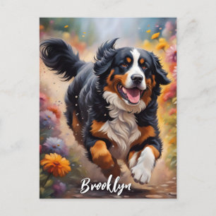 Beautiful Bernese Mountain Dog Postkarte