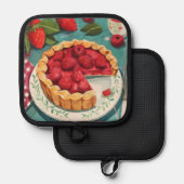 Beautiful Berry Pie Topflappen (Vorderseite/Rückseite)