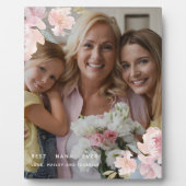 Beautiful Best Nana Ever Blush Foto Fotoplatte (Vorderseite)