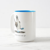 Beautiful Bird Affirmations Zwei-Tone-Kaffee-Tasse Zweifarbige Tasse (Vorderseite Links)