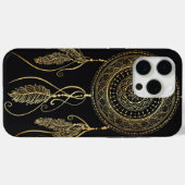Beautiful Black Gold Traum Catcher Mandala Case-Mate iPhone Hülle (Rückseite (Horizontal))