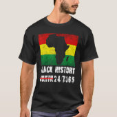 Beautiful Black History Month 247365 We Are All Hu T-Shirt (Vorderseite)