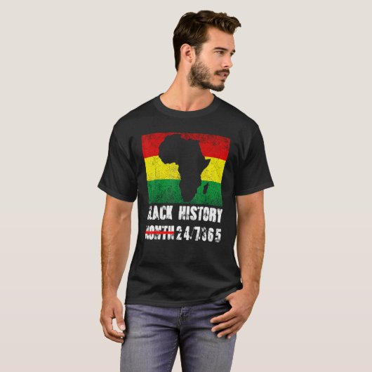 Beautiful Black History Month 247365 We Are All Hu T-Shirt (Vorne ganz)