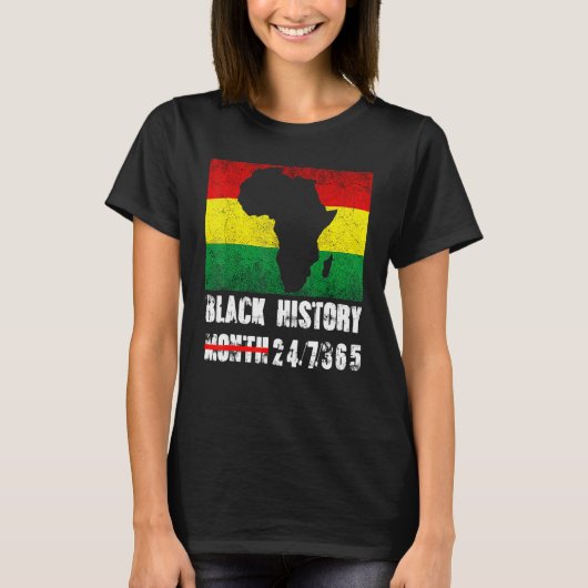 Beautiful Black History Month 247365 We Are All Hu T-Shirt (Vorderseite)