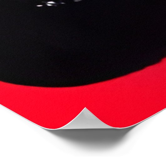 Beautiful Black Poster (Ecke)