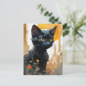 Beautiful Black Postkarte (Stehend Vorderseite)