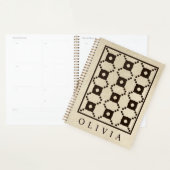 Beautiful Black & White Patterns Custom Name Planer (Anzeige)