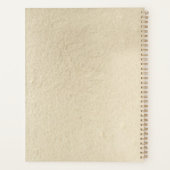 Beautiful Black & White Patterns Custom Name Planer (Rückseite)