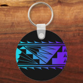 Beautiful Blessings - Teal/Purple -  Schlüsselanhänger (Vorderseite)