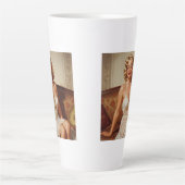 Beautiful blonde pin-up 50's art milchtasse (Vorderseite)