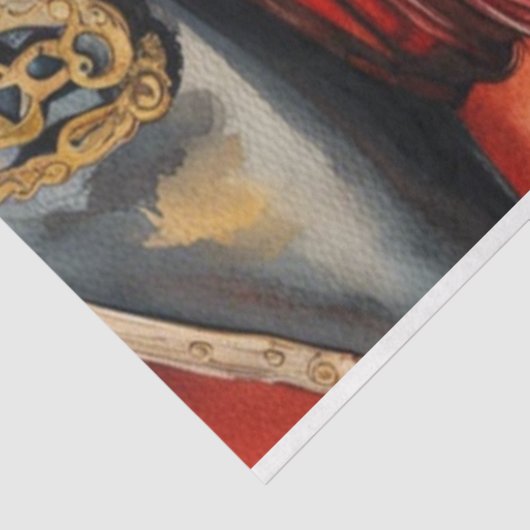 Beautiful Bloody Pirate Woman Anne Bonny Seidenpapier (Ausschnitt)