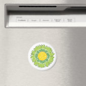 Beautiful Blossom Magnet - Grün (In Situ (Geschirrspüler))
