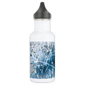 Beautiful Blue Abstrakt Art Spritzer Edelstahlflasche (Links)