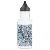 Beautiful Blue Abstrakt Art Spritzer Edelstahlflasche (Rechts)