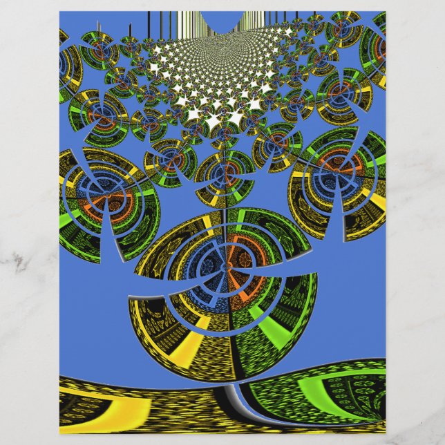 Beautiful Blue African Traditional Ethnic Vector (Vorderseite)