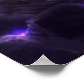 Beautiful Blue Angel Print Poster (Ecke)