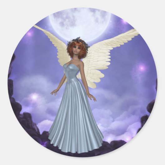 Beautiful Blue Angel Stickers (Vorderseite)