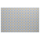 💙 Beautiful blue Azulejos 004, XXL Kachelgröße Stoff (Yard (91,4 cm))