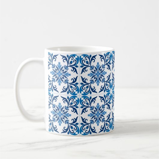💙 Beautiful blue Azulejos II Kleine Fliesen Kaffeetasse (Links)
