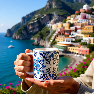 💙 Beautiful blue Azulejos II XXL tiles Coffee Tas Kaffeetasse