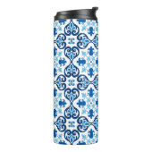 💙 Beautiful blue Azulejos III Thermosbecher (Nach links gedreht)