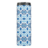 💙 Beautiful blue Azulejos III Thermosbecher (Rückseite)