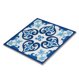 💙 Beautiful blue Azulejos III XXL muster Cerami Fliese