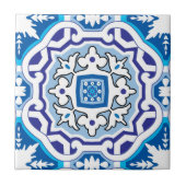 💙 Beautiful blue Azulejos, IV Fliese (Vorderseite)