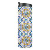 💙 Beautiful blue Azulejos IV Thermosbecher (Nach rechts gedreht)