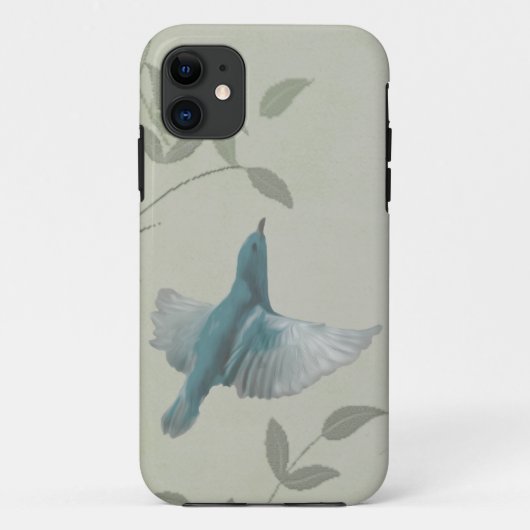 Beautiful Blue Bird Case-Mate iPhone Hülle (Rückseite)