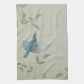 Beautiful Blue Bird Geschirrtuch (Vertikal)