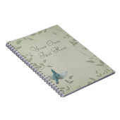 Beautiful Blue Bird Notizblock (Rechte Seite)