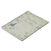 Beautiful Blue Bird Notizblock (Linke Seite)