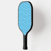 Beautiful Blue Brick Modern Pro Pickleball Paddle (Links)
