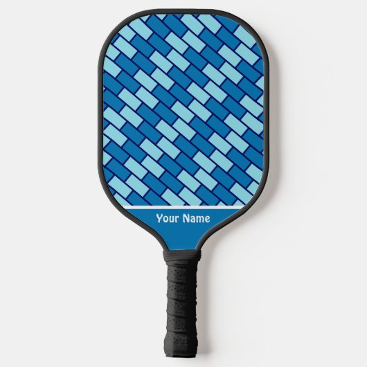 Beautiful Blue Brick Pro Pickleball Paddle (Rückseite)