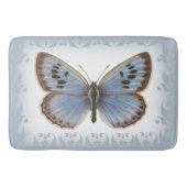 Beautiful Blue Butterfly Badematte (Vorderseite)