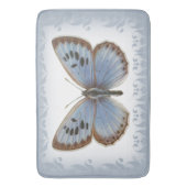 Beautiful Blue Butterfly Badematte (Vorderseite Vertikal)