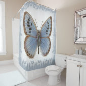Beautiful Blue Butterfly Duschvorhang (Beispiel)