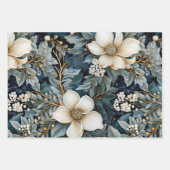 Beautiful Blue Christmas Mix Geschenkpapier Set (Vorderseite 3)