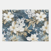 Beautiful Blue Christmas Mix Geschenkpapier Set (Vorderseite 2)