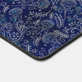 Beautiful Blue Dreamy Batik Botanicals Schreibtischunterlage (Ecke)