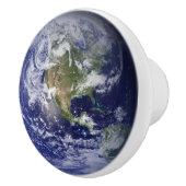 Beautiful Blue Earth Solar System Planet Zuhause Keramikknauf (Rechts)