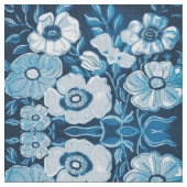 Beautiful Blue Fabric Stoff (Nahaufnahme)