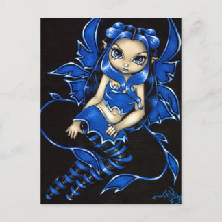 "Beautiful Blue Fairy" Postkarte
